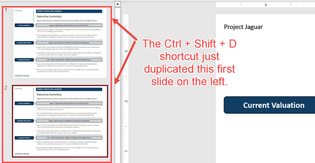 PowerPoint Slide Duplication with Ctrl + Shift + D PowerPoint Slide Duplication with Ctrl + Shift + D