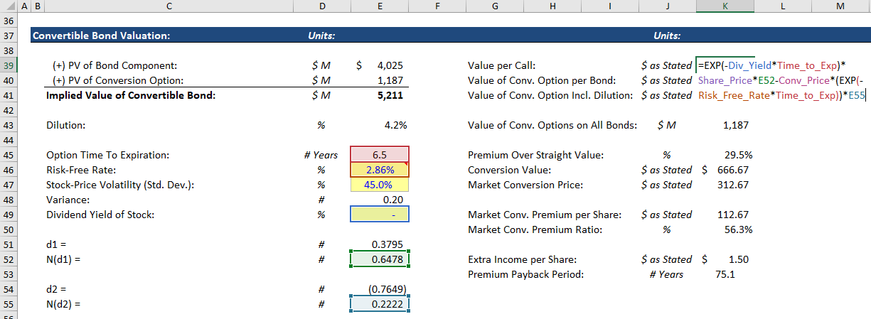Convertible Bond Valuation Convertible Bond Valuation