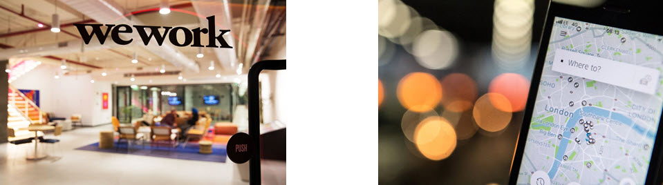 WeWork and Uber WeWork and Uber
